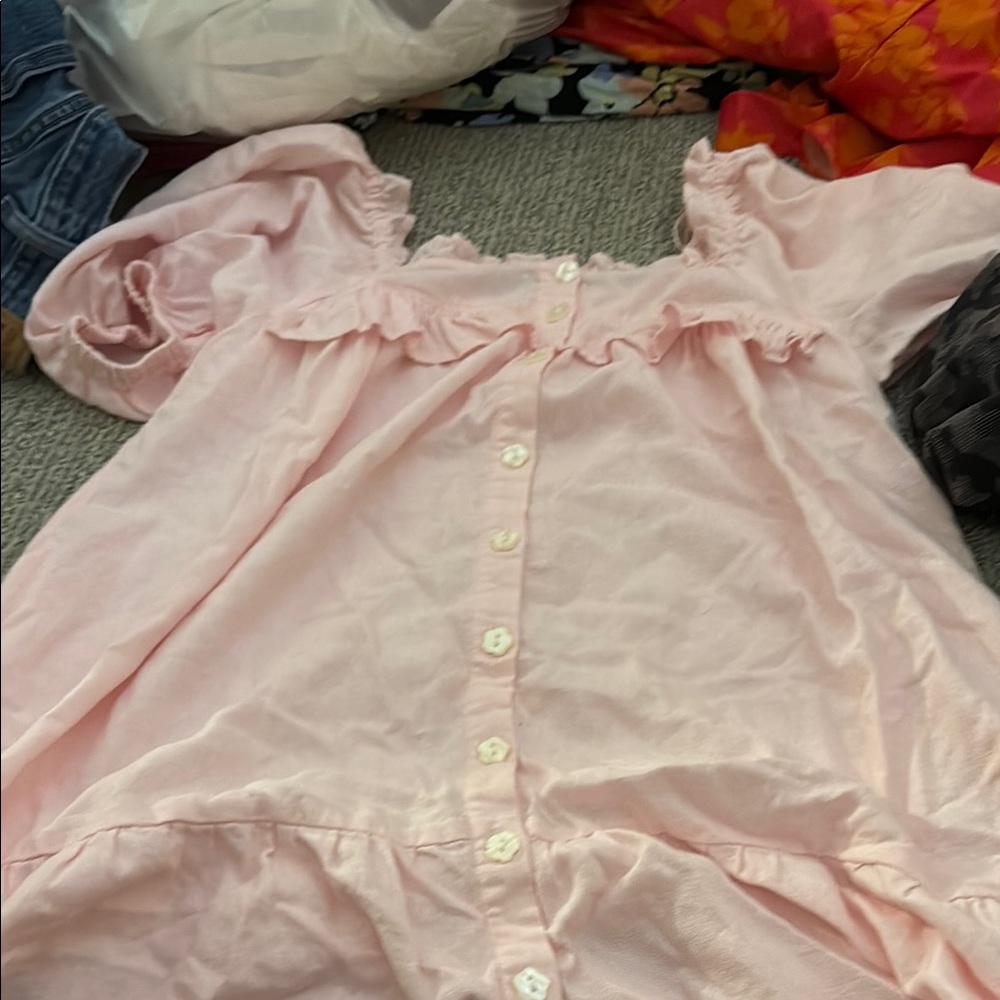 Stoney Clover Lane Pink Ruffle Dress